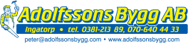 Adolfssons Bygg i Ingatorp AB