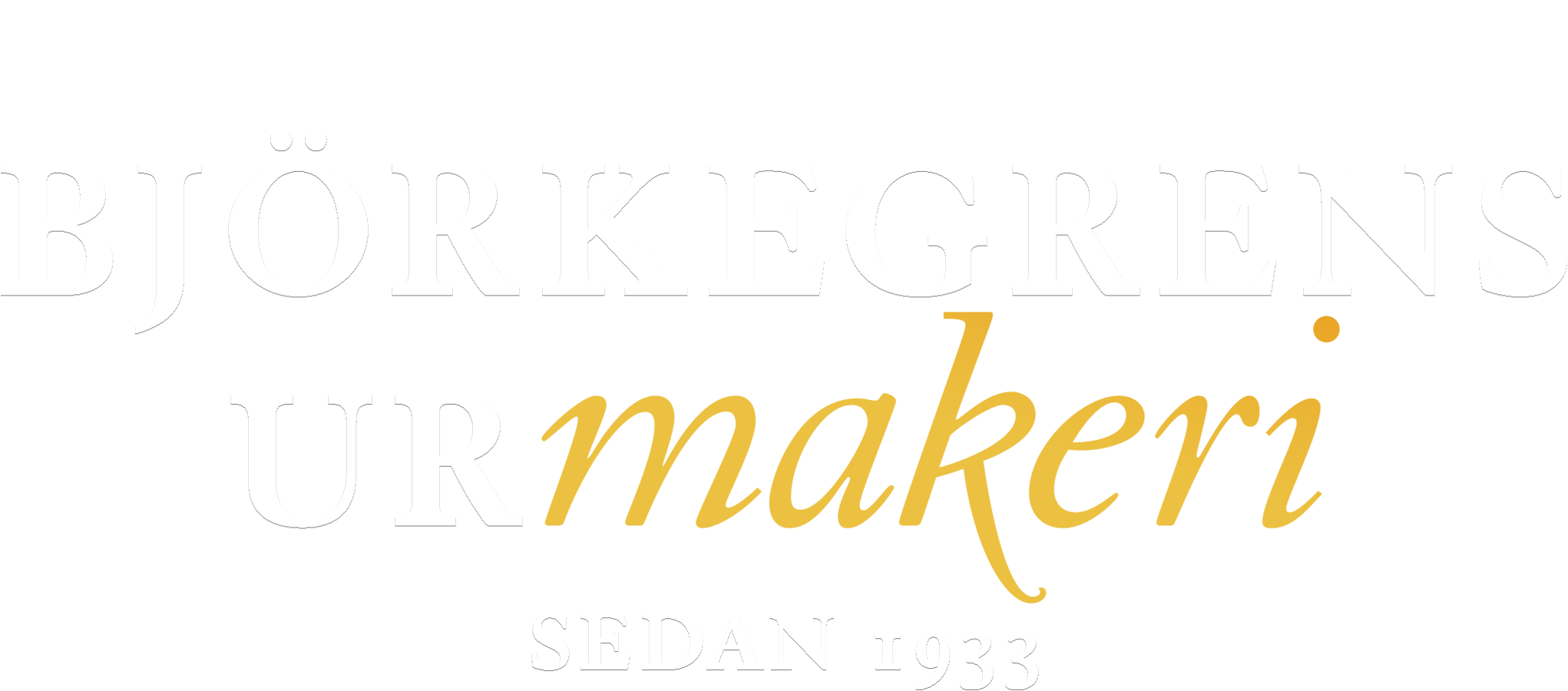 Björkegrens Urmakeri 1933