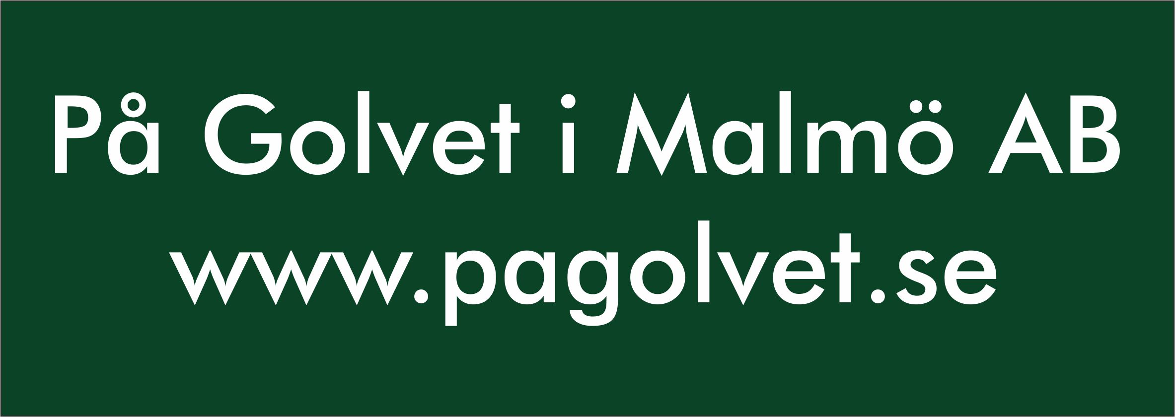 På golvet i Malmö AB