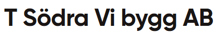T Södra Vi bygg AB