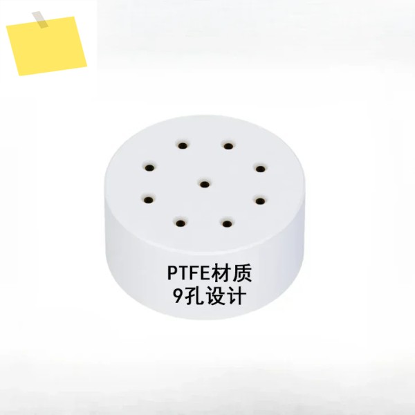 유리질 탄소 전극용 고정 브라켓드립 적정 브라켓PTFE 소재 제품 이미지