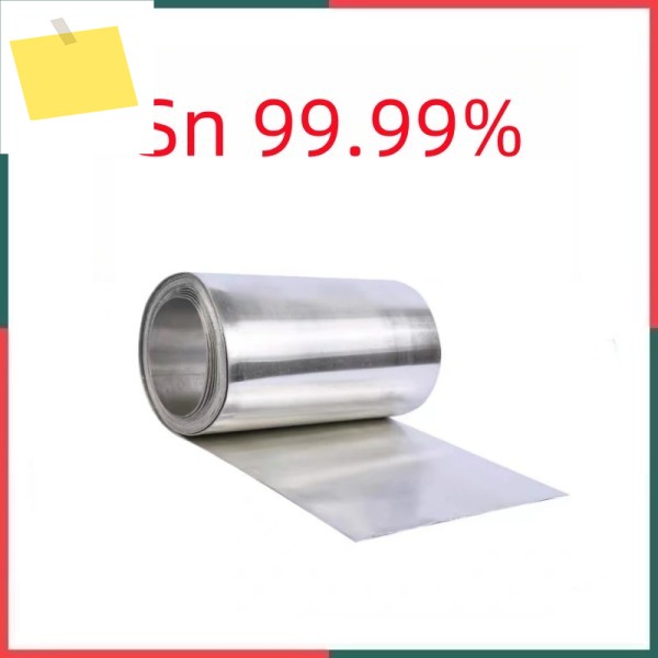 고순도 주석 호일 Sn99.99% 벨트 특수 과학 실험은 크기를 사용자 정의할 있습니다 제품 이미지