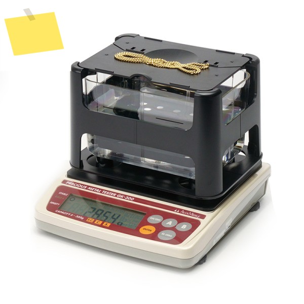 일본 GK-300 귀금속 시험기, 보석 순도 체중계, 9K-24K 캐럿 비중 300g0.01g 제품 이미지