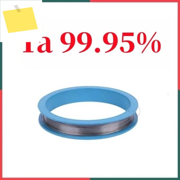고순도 탄탈루 와이어, 직경 99.95%, 길이 1, 산업 연구 도구 제품 이미지