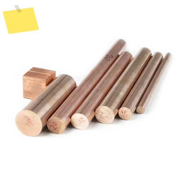 맞춤형 절단 C17200 구리 베릴륨 합금 막대 실린더 1-45mm 높은 열 전도성 전해 전극 제품 이미지
