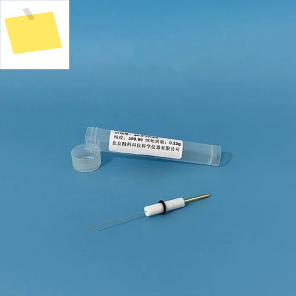 전문 등급 백금 PH 측정기 전극 99.99% 순수, 폴리테트라플루오로 코팅 0.5x37mm 제품 이미지