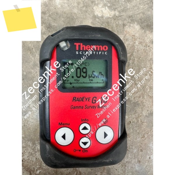 1개 중고 Thermo RadEye G-10 가이거 계수기 개인용 선량계 양호한 상태 제품 이미지