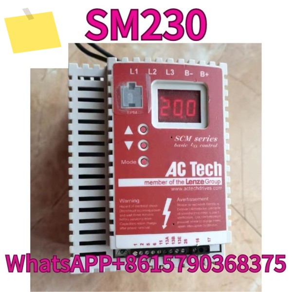 중고 주파수 변환기 AC Tech SM230은 테스트를 거쳤으며 빠르게 되었습니다. 제품 이미지