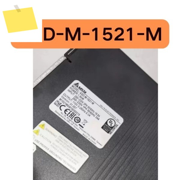 중고 ASD-M-1521-M 3축 드라이버 1.5KW 테스트 완료, 기능 무결함 제품 이미지