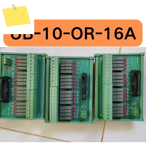 사용된 출력 단자대 UB-10-OR-16A 16세트는 테스트를 거쳤으며 기능은 그대로 유지됩니다. 제품 이미지