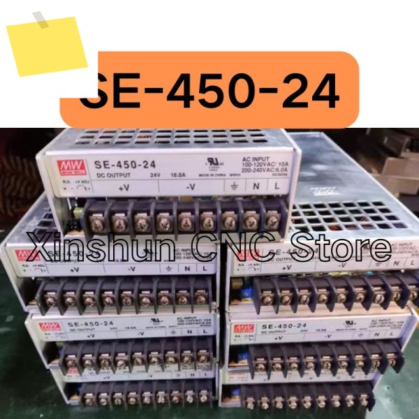 중고 SE-450-24 스위치 전원 공급 장치 테스트 OK, 제품 이미지