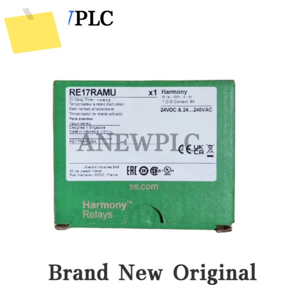 슈나이더 RE17RBMU,RE17RLJU,RE17RCMU,RE17RAMU,RE17RHMU,RE17RLMU PLC 모듈용 새 원본 제품 이미지