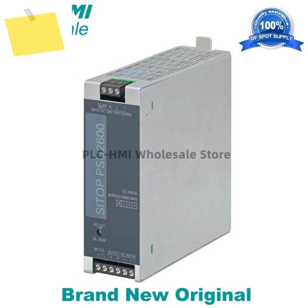 6EP4333-0SB00-0AY0 SITOP PSU2600 24V5A 안정화 전원 공급 장치 입력: 230V AC 새 제품 제품 이미지
