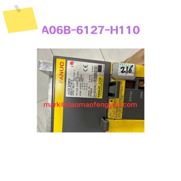 A06B-6127-H110 중고 서보 드라이브 테스트 완료됨 정상 제품 이미지