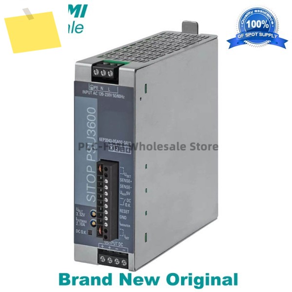 6EP3343-0SA00-0AY0 SITOP PSU3600 플렉시 안정화 전원 공급 장치 입력: 120-230 V AC 새제품 제품 이미지