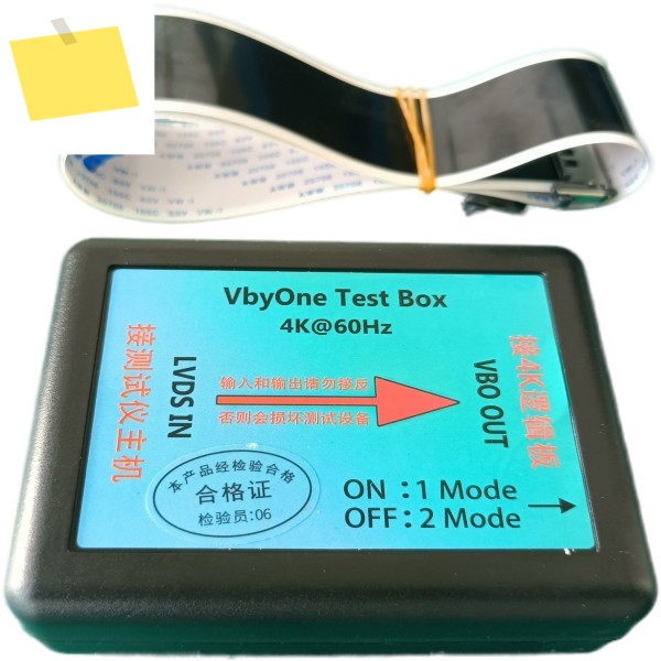 측정 포인트 스크린 장비용 T-60S80SL-100 특수, LVDS ~ 4K V-by-one 어댑터 박스 원래 품질 제품 이미지