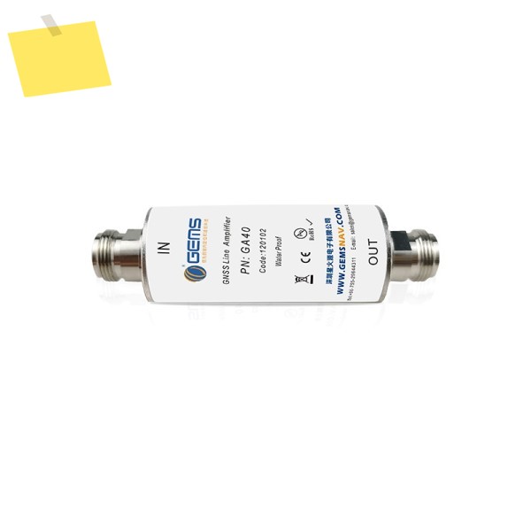 Beidou GPS 라인 증폭기, 측량 및 매핑용 IP69K 저잡음 40dB 고이득 GA40 제품 이미지