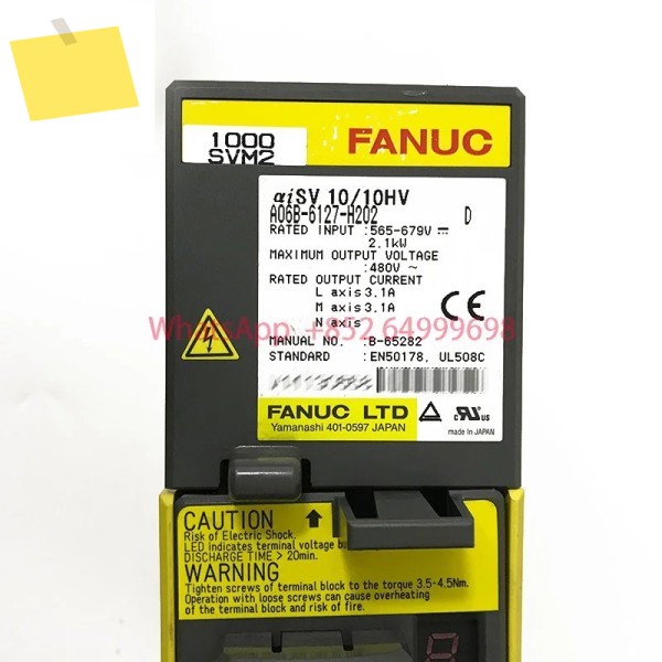 A06B-6127-H202 CNC 시스템 기계용 서보 증폭기 테스트 완료, 양호 제품 이미지