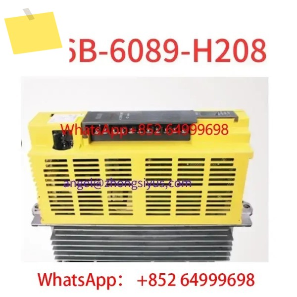 A06B-6089-H208 Fanuc 서보 드라이브는 CNC 시스템 기계에 대해 테스트를 거쳤으며 정상입니다. 제품 이미지