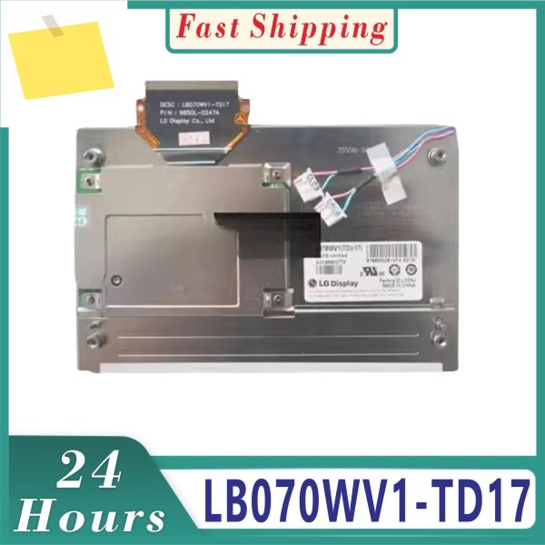 100% 새 7인치 LCD 디스플레이 LB070WV1-TD17 TD 17 화면 2009년형 GLK280 A2048205797에 적합 제품 이미지