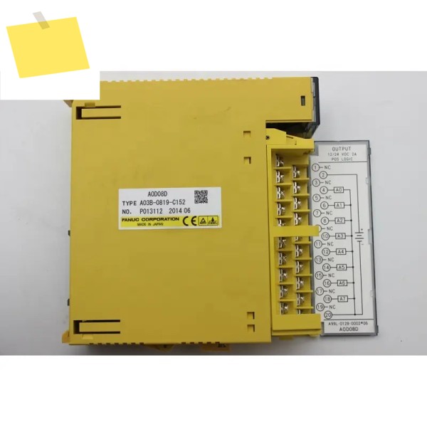 A03B-0819-C152 FANUC 서보 드라이버 IO 모듈 테스트 완료됨 A03B 0819 C152 제품 이미지