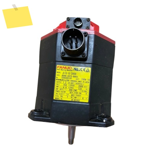 Fanuc A06B-0075-B003 서보 모터 테스트 완료, 제품 이미지