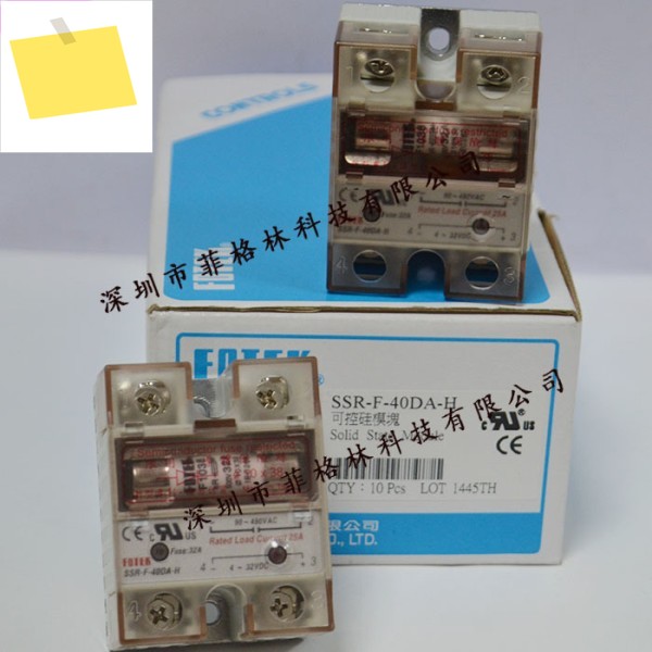 FOTEK 대만 양명 SSR-F-40DA-H 솔리드 스테이트 릴레이 제품 이미지