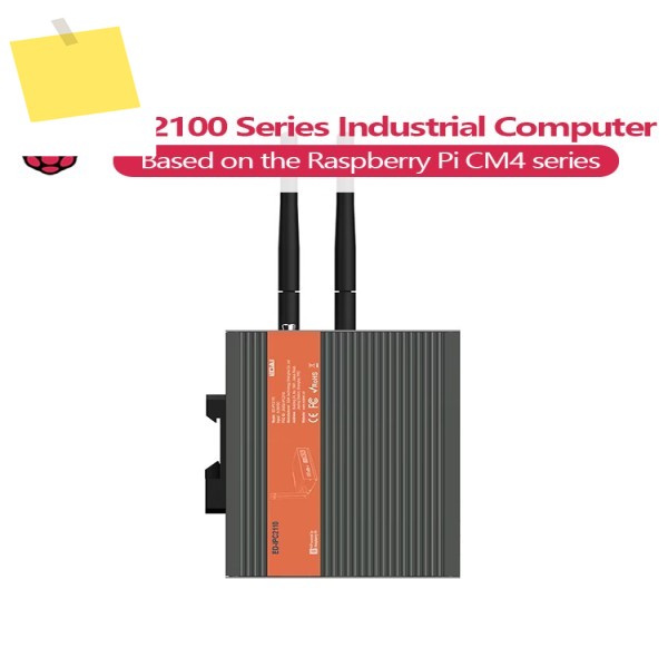 IPC2100 시리즈 산업용 컴퓨터, Raspbery Pi CM4 기반, ED-IPC2110-18324AU 제품 이미지