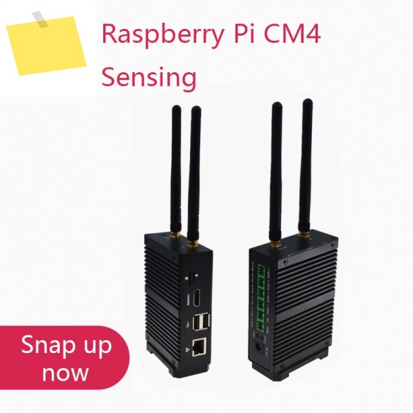 라즈베리 파이 CM4 감지 산업용 컴퓨터 응용 지지대, RS232 RS485 CAN 4G 통신 제품 이미지