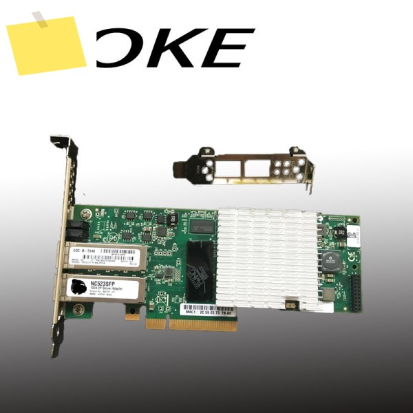 NC523SFP 듀얼 포트 10GbE PCI-E NIC 광섬유 네트워크 카드 어댑터, QLE-3242 593742-001 제품 이미지