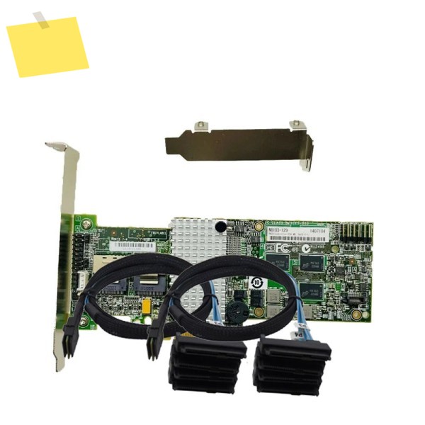 SFF8087-8482 SAS 케이블이 있는 확장기 카드, LSI 9264-8i, 6GB PCI-E RAID 컨트롤러, 256M 제품 이미지