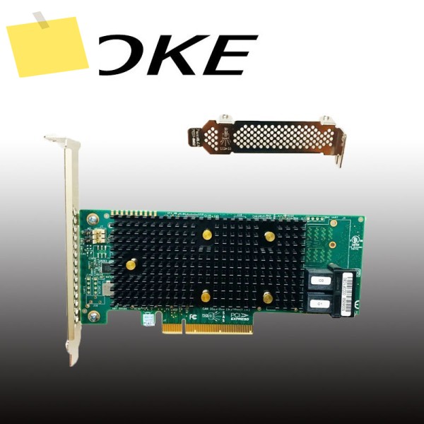 Broadcom MegaRAID 9440-8I 0, 1, 105 SAS, NVMe PCIe, 3.1x8, 12Gbps 카드, LSI 제품 이미지
