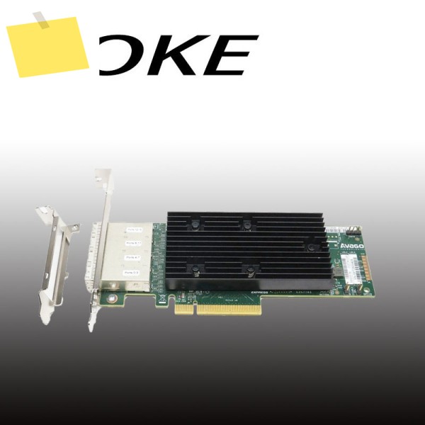 LSI 로직 9305-16e IT 모드, PCIe SAS 호스트 버스 어댑터, 12Gbs 16 포트 제품 이미지