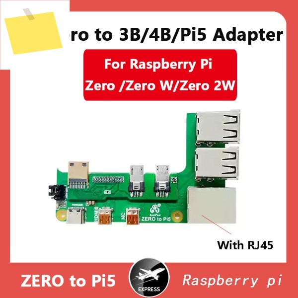 라즈베리 파이 ZERO W - 3B4BPi5 어댑터, 제품 이미지