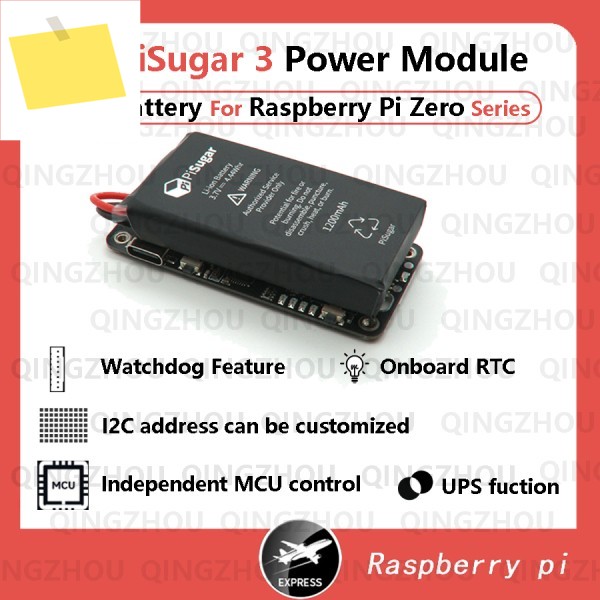 Raspberry Pi zero RTC UPS용 Pisugar 3 배터리 제품 이미지