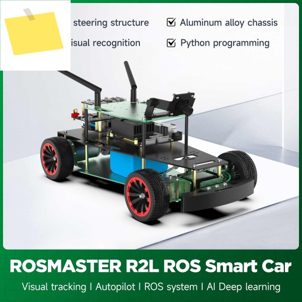 야붐 ROSMASTER R2L ROS 로봇 인텔리전트 카 아커만 구조 자율주행 개발 학습 키트 제트슨 나노용 제품 이미지