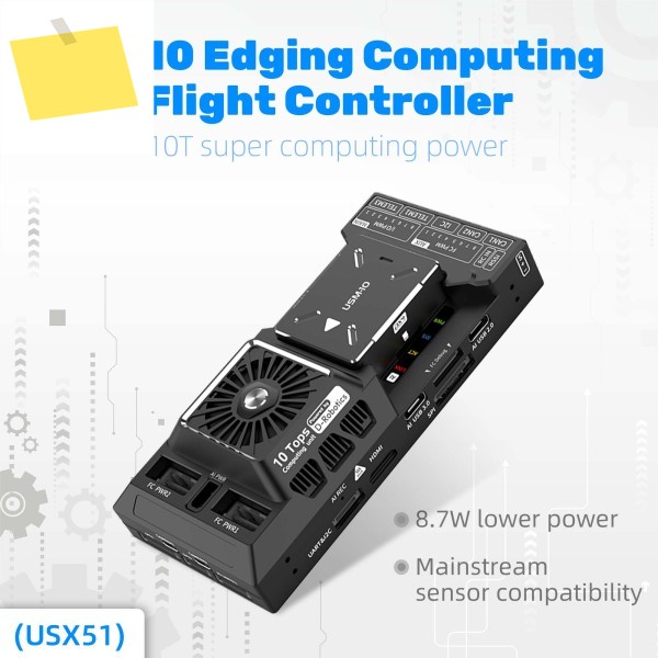 품절 메이커파이어 USX51 컴퓨팅 비행 제어 시스템 AI 컨트롤러 모듈 픽스호크 6X 및 D-로보틱스 칩 기반 제품 이미지