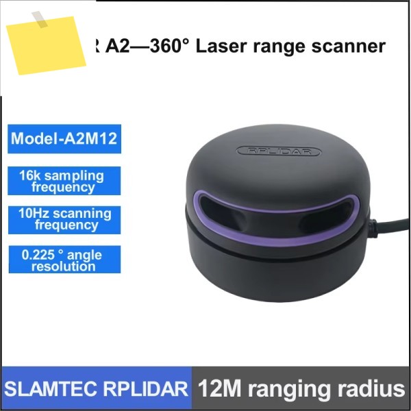 Slamtec 레이저 센서, 360 도 5-15Hz, 12m, RPLIDAR 범위 스캐닝, 내비게이션 및 장애물 회피, A2M12 제품 이미지