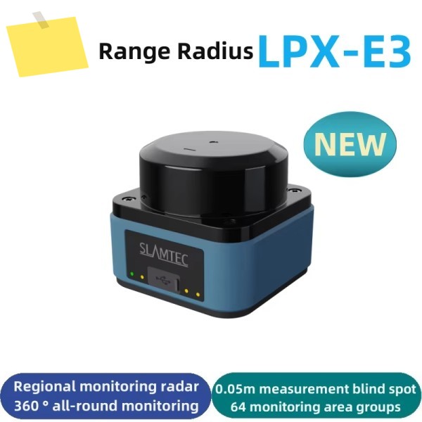AGV,AMR,로봇,UAV 회피용 40M 반경 20Hz 스캐닝 주파수 SLAMTEC LPX-E3 360도 산업 현장 모니터링 LiDAR 제품 이미지