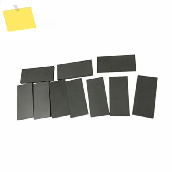 붕소 카바이드 세라믹 칩 b4c 플레이트 50x50x8mm 육각형 산업용 연마 빠우 시트 방탄 제품 이미지