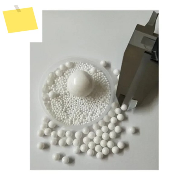 99% 순수 지르코니아 산화물 세라믹 볼로 구성된 독특한 1Kg 팩. 크기 범위: 0.6mm - Zro2 밀 센소스피어 연삭에 적합 제품 이미지