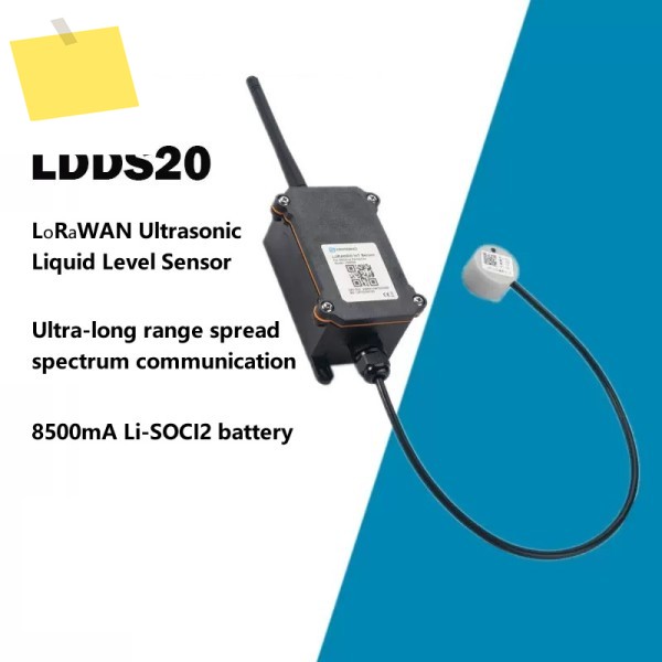 사물 인터넷 솔루션용 LDDS20 LoRaWAN 초음파 액체 레벨 센서 8500mA Li-SOCI2 배터리 제품 이미지
