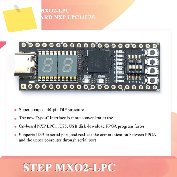 FPGA 개발 보드 Lattice MXO2 NXP LPC11U35 디지털 신호 제어 제품 이미지