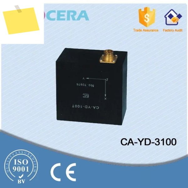 IEPE 가속도계 삼축 저진동 수준, 극저주파 ~500mvg CA-YD-3100 제품 이미지