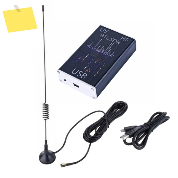 SDR 수신기, 풀 밴드 항공 단파 광대역 소프트웨어 정의 라디오 100KHz-1.7GHz 제품 이미지