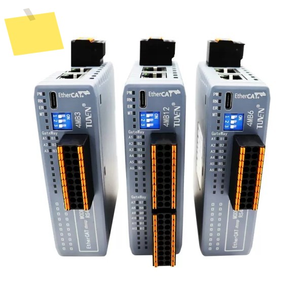 EtherCAT To Modbus485RTU 게이트웨이 12채널 동기 수집 속도가 빠르고 프로그래밍이 필요하지 않습니다. 제품 이미지