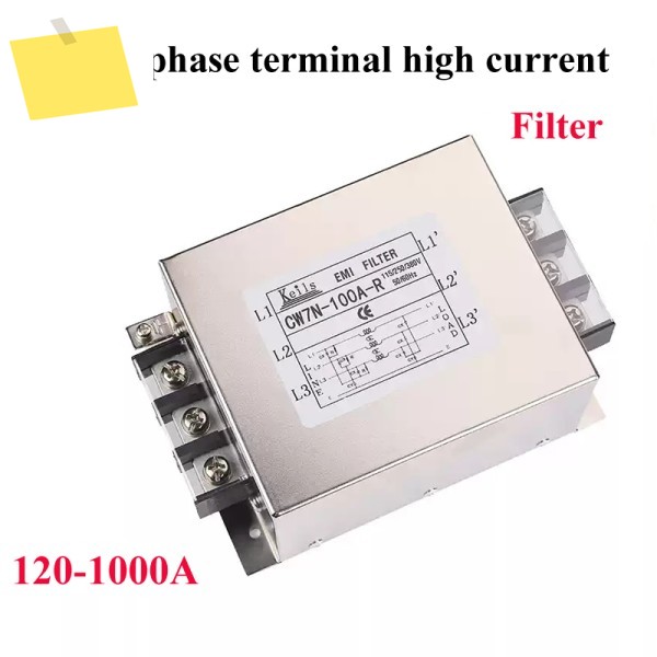 전력 필터 삼상 삼선 시스템 380V 방해 전파 방지 120A-1000A 터미널 블록 고전류 제품 이미지