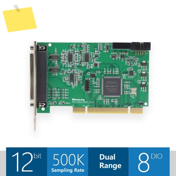 PCI-2250 시리즈 데이터 수집 카드 Smacq 고속 12비트 16채널 500K 샘플링 속도 LabVIEW 제품 이미지