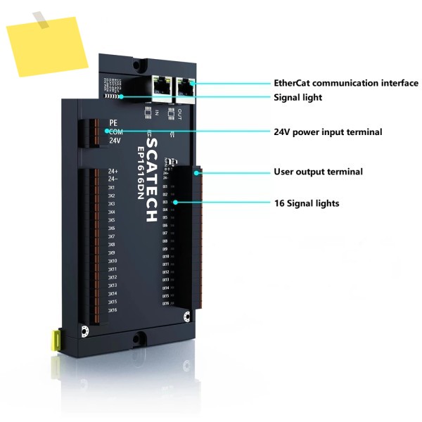 EtherCAT 원격 IO 모듈 이더넷 분산 버스 디지털 아날로그 수량 고속 제품 이미지