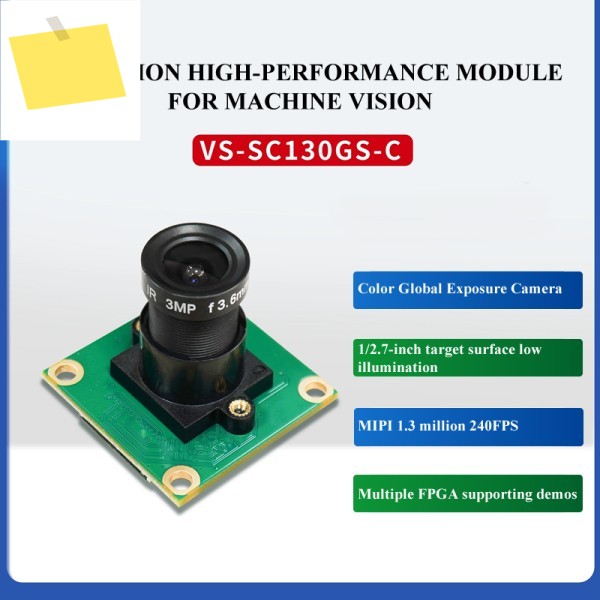 VS-SC130GS-C 글로벌 컬러 1.3M 240fps MIPI 카메라 모듈 FPGA 엔지니어링 제품 이미지